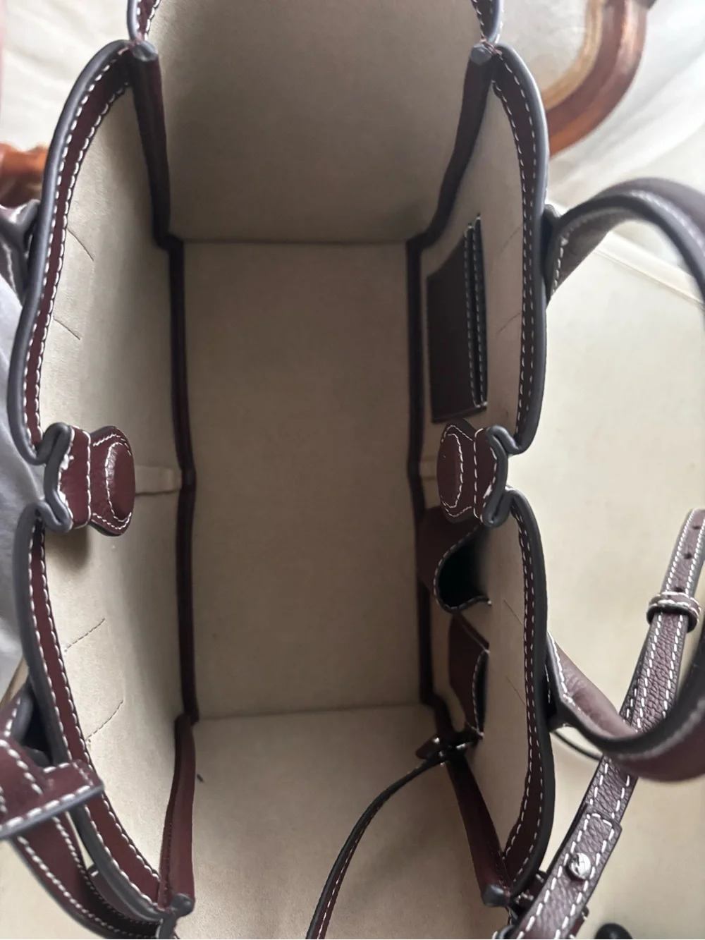 Le Tanneur pebbled leather